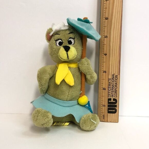 hanna barbera yogi bear cindy girlfriend plush umbrella 8 inch stuffed animal - Picture 2 of 9